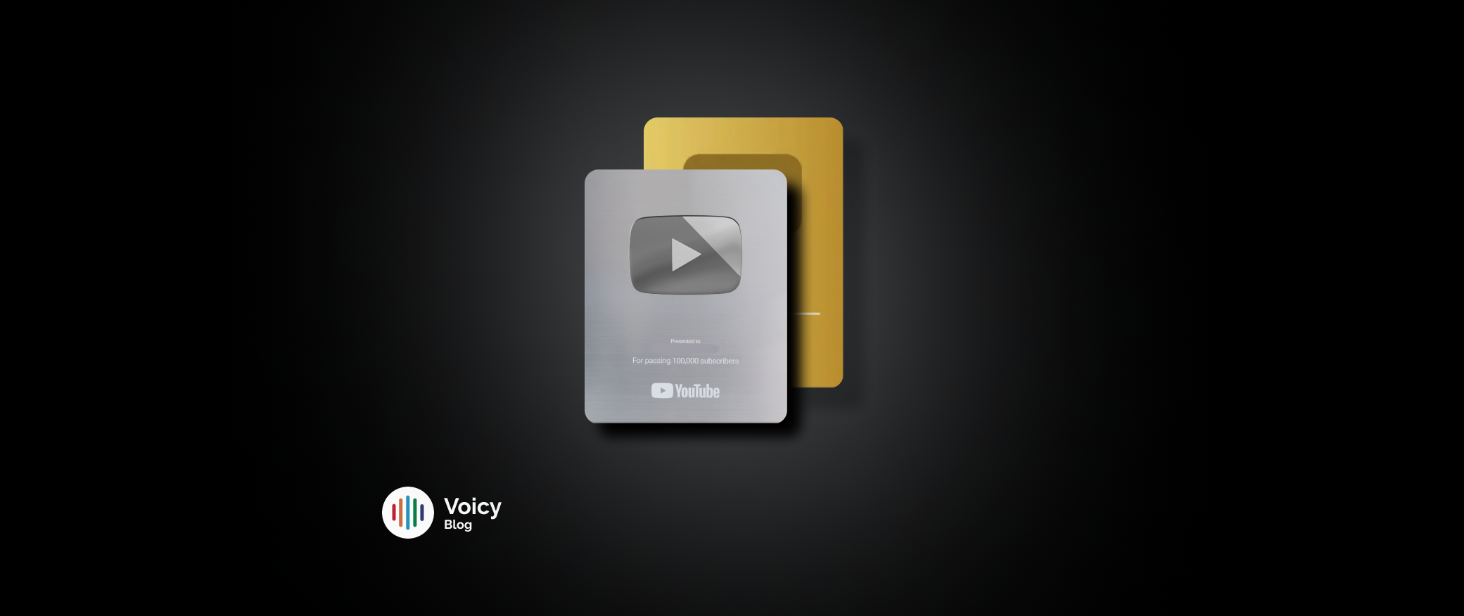 Voicy sounds blog on How to Get a YouTube Play Button for Your Channel in 2025